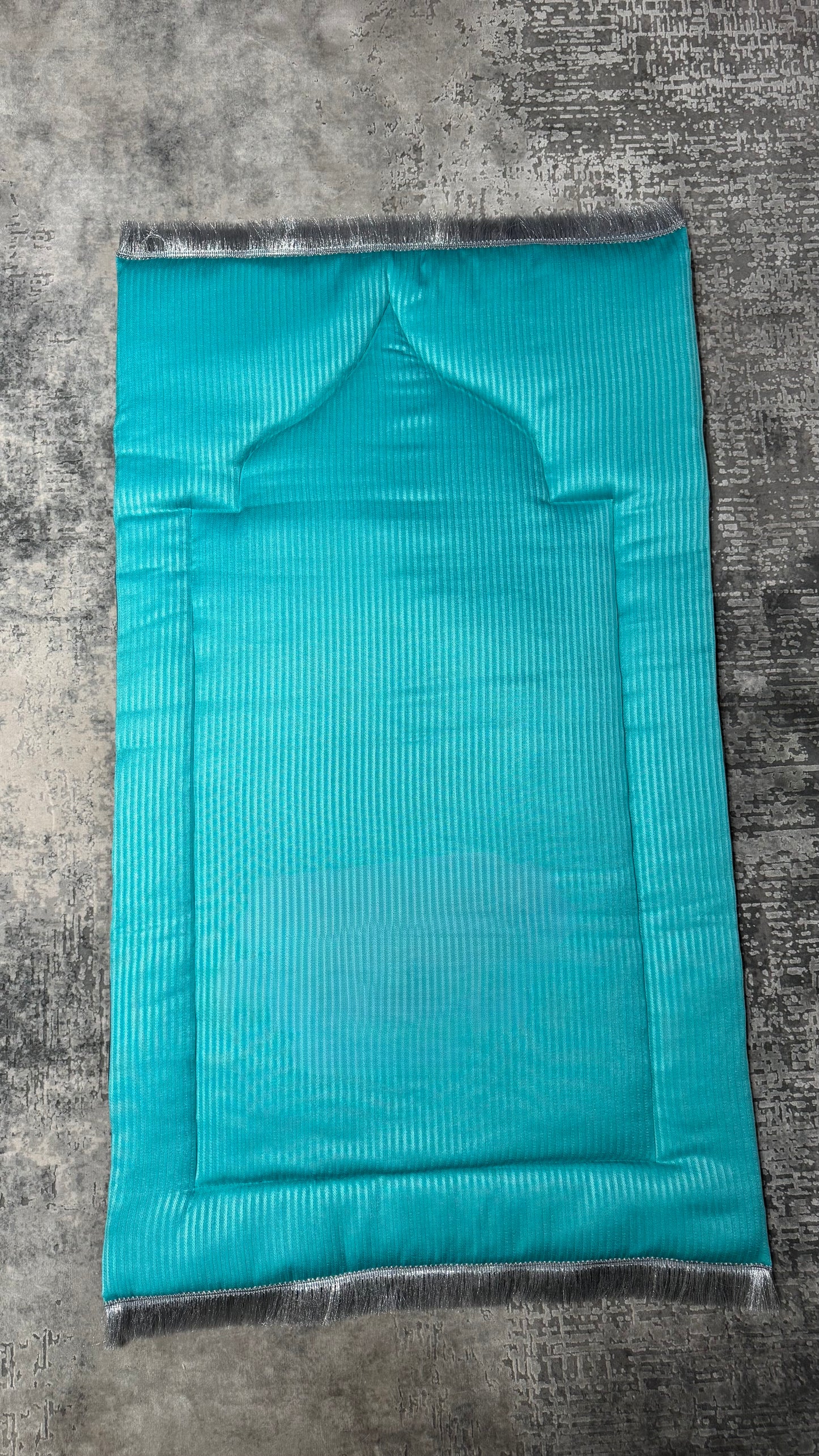 Handmade Summer Blue Premium Prayer Rug