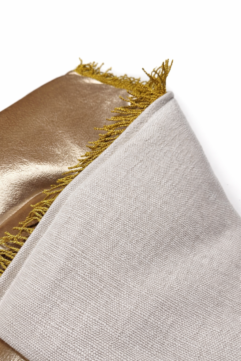 Handmade Beautiful Gold Prayer Rug