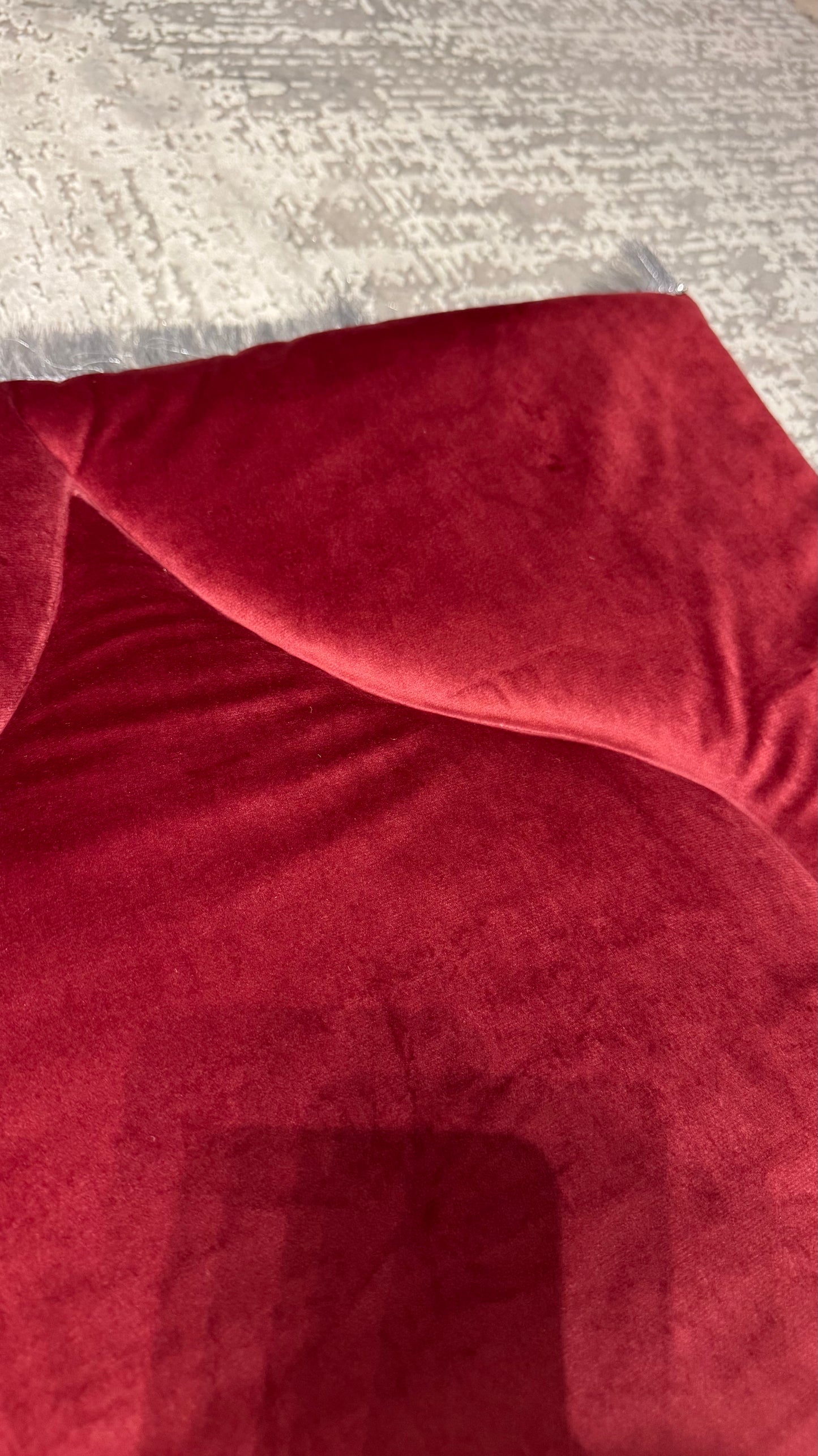 Handmade Children’s Premium Prayer Rug in Bordeaux