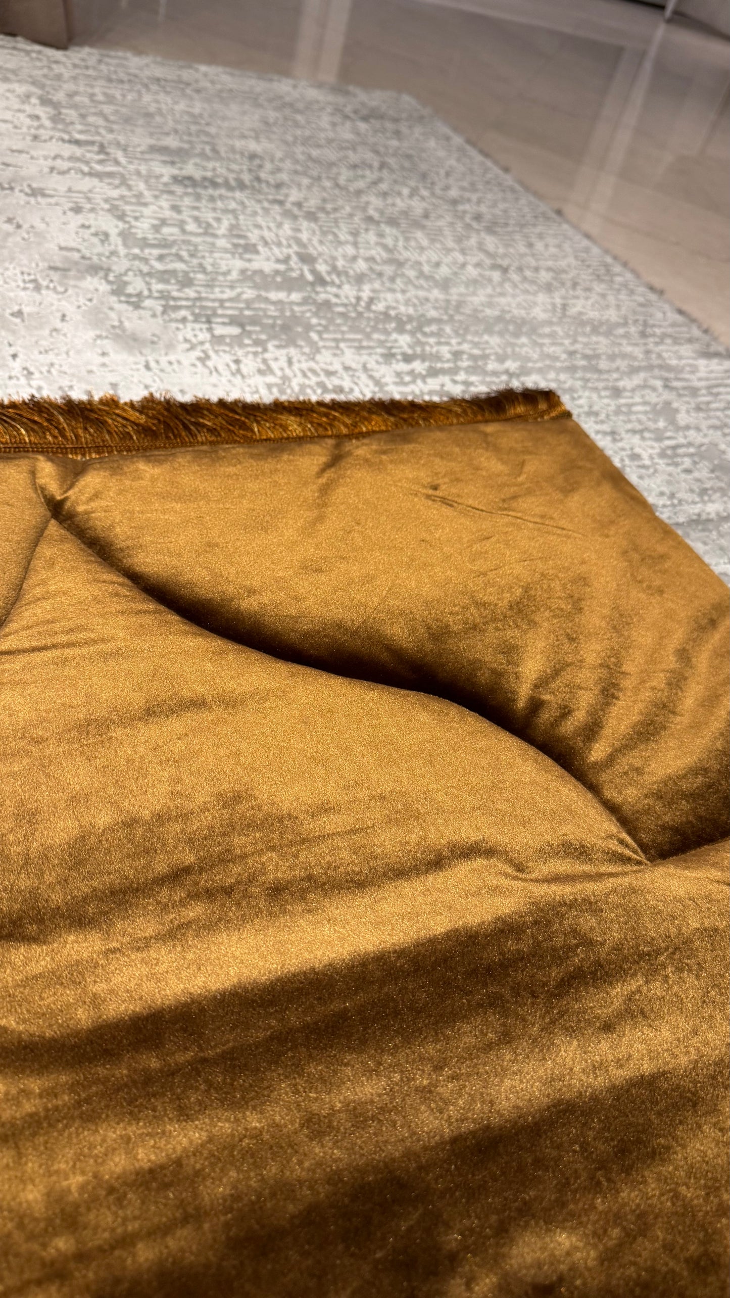 Handmade Royal Bronze Premium Prayer Rug