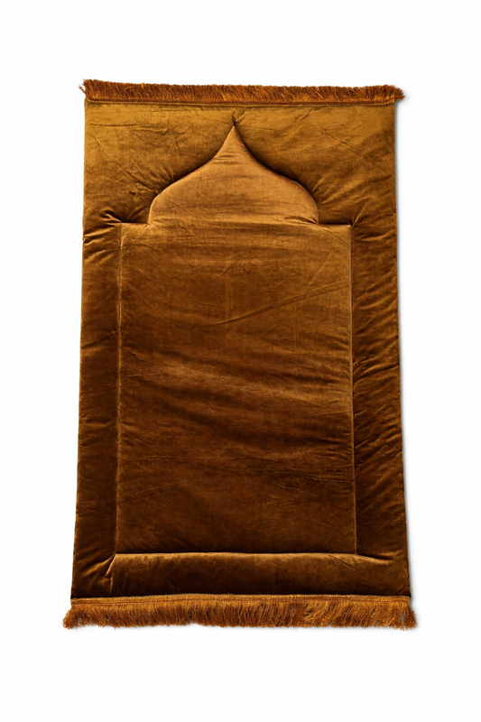 Handmade Royal Bronze Premium Prayer Rug